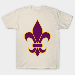 Fleur de lis (purple) T-Shirt